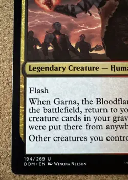 Garna, the Bloodflame [Dominaria] Magic MTG - Image 5