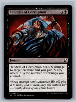 Magic MTG Time Spiral Remastered 4x Tendrils of Corruption #145/289 TCG Playset - Image 1
