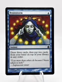 Brainstorm 40/318 Commander 2011 C11 MTG LP - Image 1