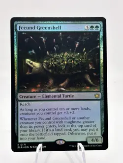 Fecund Greenshell 0171 Foil Bloomburrow BLB MTG NM - Image 1