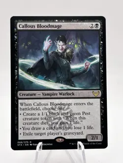 Callous Bloodmage 066/275 Strixhaven: School of Mages STX MTG NM - Image 1