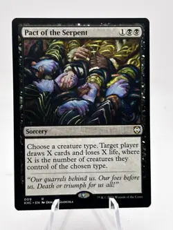 Pact of the Serpent 009 Commander: Kaldheim KHC MTG NM - Image 1