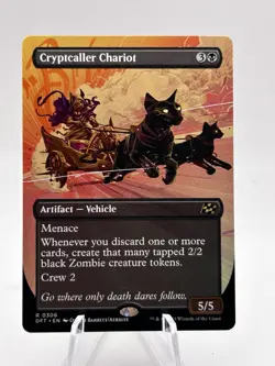 Cryptcaller Chariot 0306 Borderless Aetherdrift DFT MTG NM - Image 1
