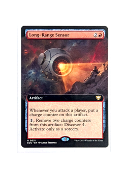 Long-Range Sensor R 0031 Extended Art Regular MTG Edge Of Eternities EOC EN NM/M - Image 1
