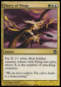 1X FLURRY OF WINGS - ALARA - MTG - Magic the Gathering - Image 1