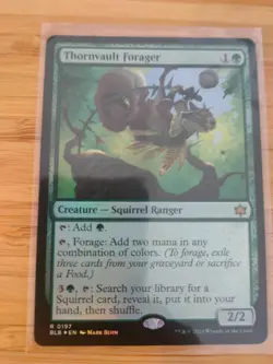 MTG Thornvault Forager (FOIL) 0197 Bloomburrow M/NM Free UK P&P - Image 1