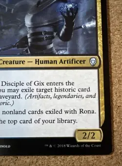 Rona, Disciple of Gix - Dominaria #203/269 MTG Magic The Gathering - Image 4