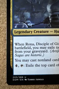 Rona, Disciple of Gix - Dominaria #203/269 MTG Magic The Gathering - Image 5