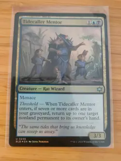 MTG Tidecaller Mentor (FOIL) 0236 Bloomburrow M/NM Free UK P&P - Image 1