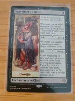 MTG Scavenger's Talent 0111 Bloomburrow M/NM Free UK P&P - Image 1