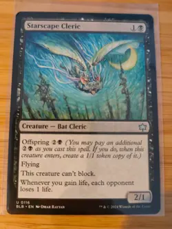 MTG Starscape Cleric (FOIL) 0116 Bloomburrow M/NM Free UK P&P - Image 1