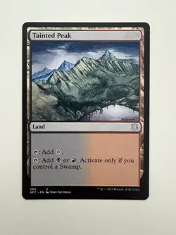 Tainted Peak MTG Magic the Gathering Card NM Near Mint AFC - Image 1