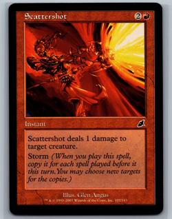 Magic The Gathering Scourge 4x Scattershot #102/143 MTG TCG CCG Playset - Image 1