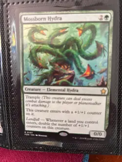 Mossborn Hydra / Magic MTG / Foundations - Rare - NM - Image 1