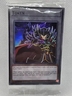 Token: Supreme King Jaden & Supreme King's Castle SEALED TKN5-EN019 Yugioh Card - Image 2