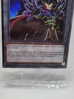 Token: Supreme King Jaden & Supreme King's Castle SEALED TKN5-EN019 Yugioh Card - Image 4