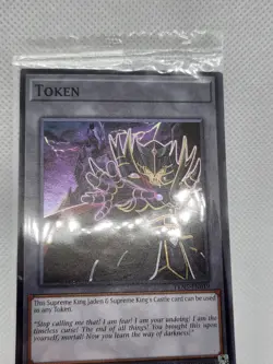 Token: Supreme King Jaden & Supreme King's Castle SEALED TKN5-EN019 Yugioh Card - Image 5