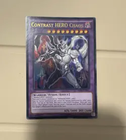 Yugioh Contrast HERO Chaos SDHS-EN041 Ultra Rare Unlimited Edition (NM) - Image 1