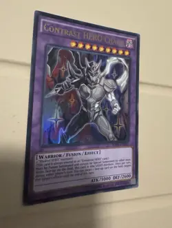 Yugioh Contrast HERO Chaos SDHS-EN041 Ultra Rare Unlimited Edition (NM) - Image 2