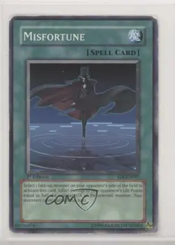 Misfortune 1st Ed. YuGiOh Enemy of Justice #EOJ-EN037 2006 2h8 - Image 1
