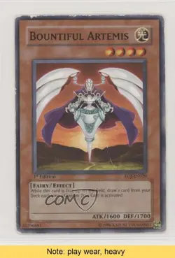 Bountiful Artemis 1st Ed. YuGiOh Enemy of Justice #EOJ-EN020 2006 READ 2h8 - Image 1