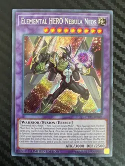 Yugioh Elemental HERO Nebula Neos CT15-EN001 Secret Rare Limited Edition NM - Image 1