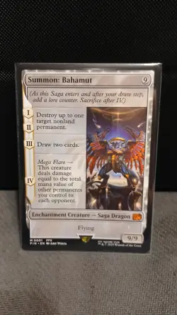 MTG: Final Fantasy Summon Bahamut Mythic Card Non-Foil - Image 1