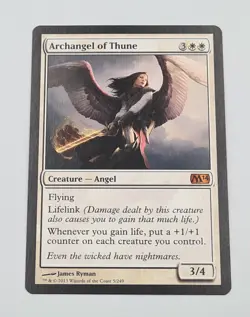 Archangel of Thune M14 MTG 5/249 Magic Card Core Set 2013 Creature - Angel - Image 1