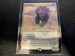 MTG Magic the Gathering FOIL Siege Rhino CP3! - Image 1