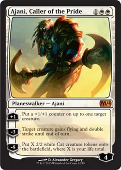 Ajani, Caller of the Pride ~ Magic 2014 [ Excellent ] [ Magic MTG ] - Image 1