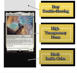 Angel Warrior Card Game Sleeves - 100 Pack - Compatible with MTG - Perfect for M - Image 5