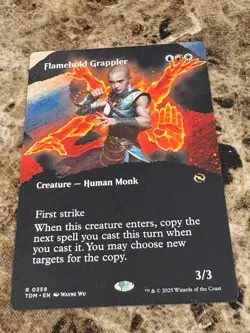 FLAMEHOLD GRAPPLER Magic the Gathering MTG Tarkir: Dragonstorm Borderless - Image 1
