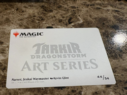 NARSET, JESKAI WAYMASTER Magic the Gathering MTG Tarkir: Dragonstorm Art Series - Image 2