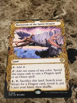 MAELSTROM OF THE SPIRIT DRAGON Magic MTG Tarkir: Dragonstorm Showcase - Image 1