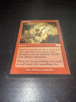 Gamble NM Urza’s Saga MTG Red Tutor Goblin Art Commander EDH OG 188/350 - Image 2