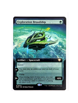 Exploration Broodship R 0034 Extended Art Regular MTG Edge Of Eternities EOC EN - Image 1
