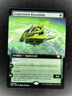 Exploration Broodship R 0034 Extended Art Regular MTG Edge Of Eternities EOC EN - Image 1