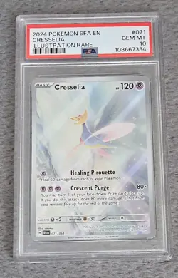 Pokemon Card Shrouded Fable Cresselia 071/064 Graded PSA 10 - Image 1