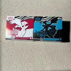 Pokemon TCG - Black Bolt and White Flare Elite Trainer Box ETB Bundle - Image 1
