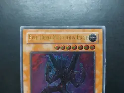 Yugioh - Evil Hero Malicious Edge GLAS-EN003 Ultimate Rare - Image 2