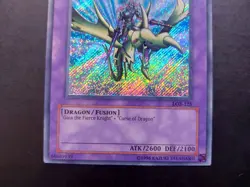 Yugioh - Gaia the Dragon Champion LOB-125 Secret Rare - Image 3