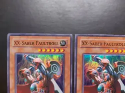 Yugioh - XX-Saber Faultroll ANPR-EN035 Super Rare 1st Edition Playset x3 - Image 2