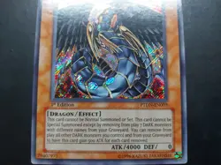 Yugioh - Rainbow Dark Dragon PTDN-EN003 Secret Rare 1st Edition - Image 4
