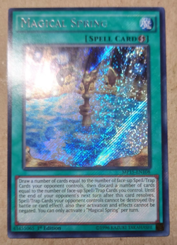 Yugioh Magical Spring MP15-EN108 Secret Rare 1st Edition - Image 1