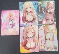 Marin Kitagawa My Dress Up Darling Card Lot Waifu Anime 5 cards Goddess Story - Image 2