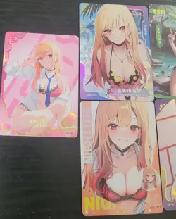Marin Kitagawa My Dress Up Darling Card Lot Waifu Anime 5 cards Goddess Story - Image 3