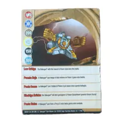 BAKUGAN BATTLE BRAWLERS METAL MAGNETIC Card Low Bridge 12/48e - Image 1