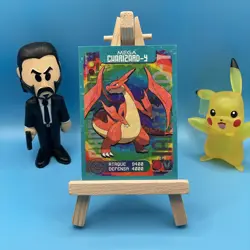 Pokemon TCG Mega Charizard Y Pokedex Edition Peru Card Sparkle Holo - Image 1