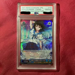 PSA10 Weiss Schwarz SP Signed Yukina from Strike the Blood Rare Card - Image 1
