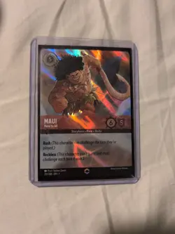 Disney Lorcana Maui Hero to All Enchanted Foil Card 212/204 the First Chapter - Image 1